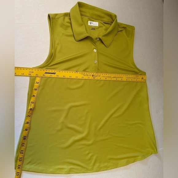 Greg Norman women’s play Dry sleeveless golf 3 button closure shirt Sz-XL. T20 - Picture 4 of 4